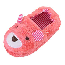 Load image into Gallery viewer, 2-9Y Children Kids Girls Boys All-Inclusive Slippers Cartoon Winter Warm Fake Flock Home Floor Slippers (🍀Watermelon Red, Age💦:3-3.5Years)
