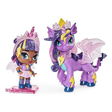 Load image into Gallery viewer, Hatchimals Pixies Riders, Moonlight Mia Pixie and Unicornix Glider Set with Mystery Feature
