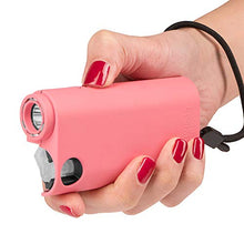 Load image into Gallery viewer, Guard Dog Self-Defense Kit w/Red Pepper Spray &amp; Stun Gun w/Flashlight, up to 16 ft, 175 Lumens, Rechargeable Battery, Safety Switch, USB Charging Cord (Pink)
