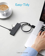 Load image into Gallery viewer, Anker 4-Port USB 3.0 Hub, Ultra-Slim Data USB Hub with 2 ft Extended Cable [Charging Not Supported], for MacBook, Mac Pro, Mac mini, iMac, Surface Pro, XPS, PC, Flash Drive, Mobile HDD
