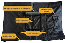 Load image into Gallery viewer, Lish Premium Waterproof Outdoor TV Cover 52 to 55 inches with Front Flap, Thick Fabric, Weatherproof Outdoor TV Enclosure for Outside Tv
