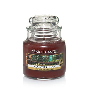 Yankee Candle Mountain Lodge Small Jar Candle, Fresh Scent