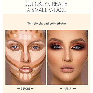 ONLYOILY Contour Stick,Concealer Contour Highlighter Stick,Cruelty Free Makeup,double-end face concealer contouring sticks cream, Waterproof Professional Makeup Cream Contour Stick Halloween (01)
