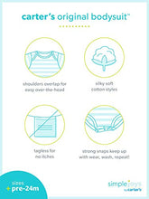 Load image into Gallery viewer, Simple Joys by Carter's Baby 5-Pack Neutral Long-Sleeve Bodysuit, Gray/White, 0-3 Months
