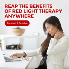 Load image into Gallery viewer, Exerscribe Red Light Therapy for Face and Body Use - RedTonic Handheld LED Infrared Light Device with 630nm, 660nm &amp; 850nm Wavelengths

