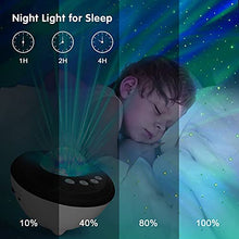 Load image into Gallery viewer, Loycco Galaxy Star Night Light Projector for Bedroom, Aurora Light Projector Compatible with Alexa &amp; Smart APP, White Noise &amp; Bluetooth Speaker Sky Light, Gift for Kids Adults Home Party Ceiling Decor
