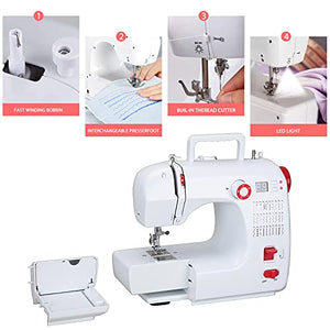 Mini Sewing Machine, Vogvigo Computerized Sewing Machine for Beginners, Embroidery Sewing Machine with 120 Stitching Programs, LCD Display, Electronic Sewing Machine