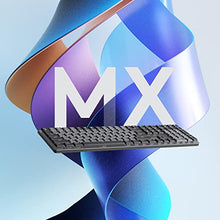 Load image into Gallery viewer, Logitech MX Mechanical Wireless Illuminated Performance Keyboard, Tactile Quiet Switches, Backlit Keys, Bluetooth, USB-C, macOS, Windows, Linux, iOS, Android, Metal
