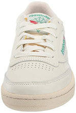 Load image into Gallery viewer, Reebok Women's Club C 85 Sneaker, Chalk/Glen Green/Paper White/Excellent Red, 7
