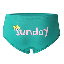 Load image into Gallery viewer, Core Pretty Baby Underwear Toddler Little Girls Soft Cotton Panties Week Underpants Hipster Briefs Monday to Sunday Daily Princess Clothing Novelty Gifts (Pack of 7) (Week, 3-4T), 3T / 4T
