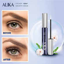 Load image into Gallery viewer, ALIKA Natural Cruelty Free Eyelash Growth Serum | Brow Enhancer for Thicker, Longer and Luscious Lashes with Redensyl &amp; Natural Growth Peptides
