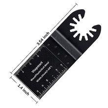 Load image into Gallery viewer, Vtopmart 50 Wood Oscillating Multitool Quick Release Saw Blades Compatible with Fein Multimaster Porter Cable Black &amp; Decker Bosch Craftsman Ridgid Ryobi Makita Milwaukee Rockwell
