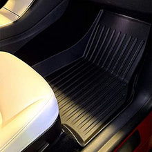 Load image into Gallery viewer, SUPER LINER Tesla Model Y 2020 2021 2022 2023 All Weather Floor Mats Front Rear Cargo Liner Mat, Waterproof Anti-Slip Floor Mat Custom Fit for Tesla, Heavy Duty Floor Mats &amp; Trunk Mat
