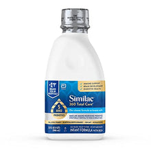 Load image into Gallery viewer, Similac 360 Total Care Infant Formula with 5 HMO Prebiotics, Our Closest Formula to Breast Milk, Non-GMO, Baby Formula, Ready-to-Feed 32-fl-oz Bottle
