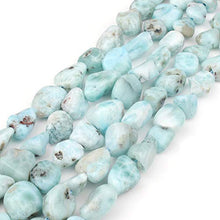 Load image into Gallery viewer, Love Beads Natural Stone Irregular Genuine Larimar Stone Beads 4-7mm Beads for Jewelry Making DIY Beads Bracelets 15inches
