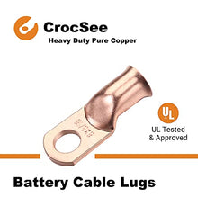 Load image into Gallery viewer, DC 6.5-100V 0-100A Multimeter and 10 Pcs Copper Wire Lugs 6 AWG 5/16" Stud
