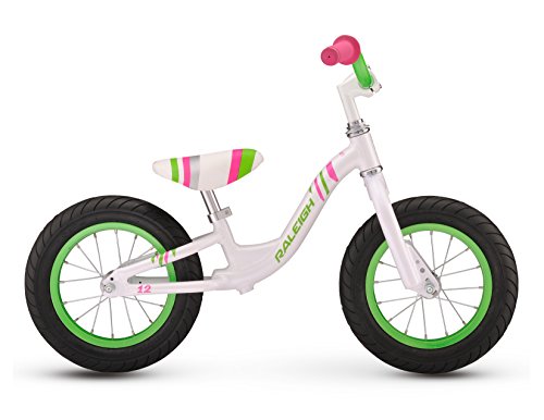 Raleigh Bikes Girls Lil Push Balance Bike, One Size, White