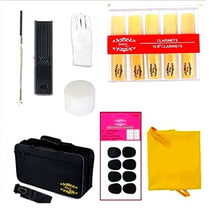 Load image into Gallery viewer, Glory B Flat Clarinet with Second Barrel, 11reeds,8 Pads Cushions,case,carekit and More -Pink with Silver Keys
