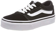 Load image into Gallery viewer, Vans Boy's^Boy's^Boy's Ward Low-Top Sneakers, Black ((Suede/Canvas) Black/White Iju), 13 UK
