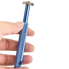 Load image into Gallery viewer, HIFROM Groove Sharpener with 6 Heads - Golf Club Groove Sharpener Re-Grooving Tool and Cleaner for All Irons Pitching Sand Lob Gap and Approach Wedges and Utility Clubs Blue Color
