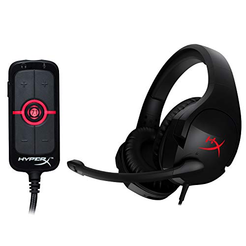 HyperX Cloud Stinger - Gaming Headset and HyperX Amp USB Sound Card - Virtual 7.1 Surround Sound