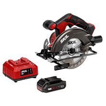 Load image into Gallery viewer, SKIL 20V 6-1/2 Inch Cordless Circular Saw, Includes 2.0Ah PWRCore 20 Lithium Battery and Charger - CR5406-10
