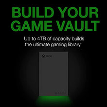 Load image into Gallery viewer, Seagate Game Drive for Xbox 2TB External Hard Drive Portable HDD - USB 3.2 Gen 1, Black with Built-in Green LED bar, Xbox Certified, 3 Year Rescue Services (STKX2000400)
