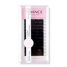 Load image into Gallery viewer, TDANCE Premium D Curl 0.18mm Thickness Semi Permanent Individual Eyelash Extensions Silk Classic Lashes Professional Salon Use Mixed 14-19mm Length In One Tray (D-0.18,14-19mm)
