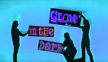 Load image into Gallery viewer, Glow in The Dark Paint - 32oz - Electric Blue - Acrylic Water Based Glow in The Dark Paints for Art, Theater, Safety Exit Signs, Wall Art, Halloween, Professional Grade Quality
