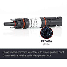 Load image into Gallery viewer, PowMr 30A IP67 Waterproof in-Line Solar Fuse Holder w/Fuse, Black (2 fuses + 1 Fuse Connector)
