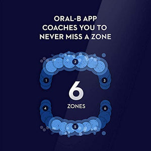 Oral-B iO Series 8 Electric Toothbrush with 2 Replacement Brush Heads, Black Onyx