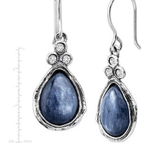 Load image into Gallery viewer, Silpada 'Made in the Shade' 5 5/8 ct Natural Kyanite &amp; Cubic Zirconia Drop Earrings in Sterling Silver
