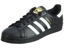 Load image into Gallery viewer, adidas Originals mens Superstar Sneaker, Core Black/White/Core Black, 9.5 US
