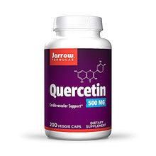 Load image into Gallery viewer, Jarrow Formulas Quercetin 500 mg, Supports Antioxidant Status, Cardiovascular &amp; Immune Health, No Flavor, 200 Count
