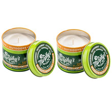 Load image into Gallery viewer, Murphy&#39;s Naturals Mosquito Repellent Candle | DEET Free | Made with Plant Based Essential Oils and a Soy/Beeswax Blend | 30 Hour Burn Time | 9oz | 2 Pack
