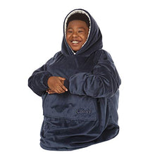 Load image into Gallery viewer, THE COMFY Original JR | The Original Oversized Sherpa Wearable Blanket for Kids, Seen On Shark Tank, One Size Fits All
