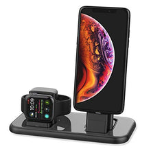 Load image into Gallery viewer, BEACOO Charging Stand for iWatch Series 5, 2 in 1 Charging Dock for iPhone Airpods Charging Station for iWatch 4/3/2/1/iPhone 11/11pro/Xs/XR/X/8/7 /6S

