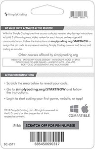 Coding for Kids: Learn to Code Javascript - Video Game Design Coding Software - Computer Programming for Kids, Ages 11-18, (PC, Mac, Chromebook Compatible)