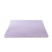 Load image into Gallery viewer, Best Price Mattress 2 Inch Egg Crate Memory Foam Mattress Topper with Soothing Lavender Infusion, CertiPUR-US Certified, Twin XL
