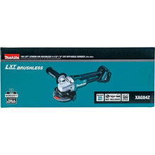 Load image into Gallery viewer, Makita XAG04Z 18V LXT® Lithium-Ion Brushless Cordless 4-1/2” / 5&quot; Cut-Off/Angle Grinder, Tool Only
