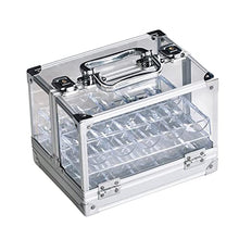 Load image into Gallery viewer, GSE Poker Chip Cases, 600-Piece Acrylic Poker Chip Carrier| 600 Count Poker Chip Holder with 6 Chip Trays (1 Acrylic Chip Case + 6 Chip Trays)
