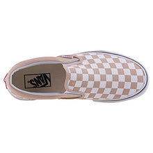 Load image into Gallery viewer, Vans Unisex Adults' Classic Slip on Trainers, Beige ((Checkerboard) Frappe/True White Qco), 6 UK 39 EU

