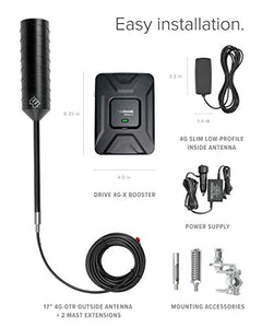 weBoost Drive 4G-X OTR (470210) Truck Cell Phone Signal Booster | U.S. Company | All U.S. Carriers - Verizon, AT&T, T-Mobile, Sprint & More | FCC Approved