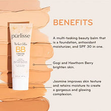 Load image into Gallery viewer, purlisse Perfect Glow BB Cream SPF 30: Clean &amp; Cruelty-Free, Medium Flawless Coverage, Hydrates with Jasmine | Light 1.4oz
