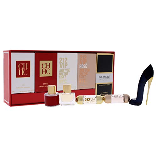 Carolina Herrera Fragrances by Carolina Herrera for Women - 5 Pc Mini Gift Set 8ml CH EDT Splash, 5m