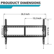Load image into Gallery viewer, MOUNTUP Tilting TV Wall Mount Bracket for Most 37-70 Inches TVs, TV Mount with 10 Degrees Smooth Tilt, Low Profile TV Wall Mount, Easy Install on 16&quot;, 18&quot;, 24&quot; Studs Loading Capacity 110 lbs MU0008
