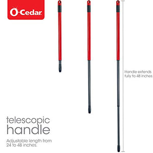 O-Cedar Easywring Microfiber Spin Mop & Bucket Floor Cleaning System with 2 Extra Refills