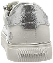 Load image into Gallery viewer, Dockers by Gerli Women's 44MA205-618591 Sneaker, Weiss Silber, US 7.5
