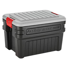 Load image into Gallery viewer, Rubbermaid ActionPacker️ 24 Gal Lockable Storage Bins Pack of 2, Industrial, Rugged Storage Containers with Lids
