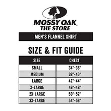 Load image into Gallery viewer, Mossy Oak Men's Standard Plaid Flannel Shirt, After Dark Buffalo, X-Large
